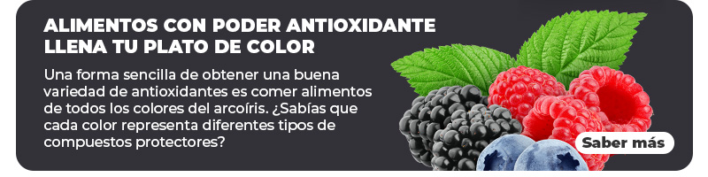 alimentos con poder antioxidante